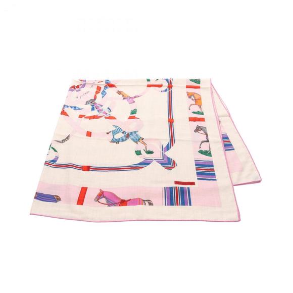 HERMES Beige Scarf - Picture 1 of 3